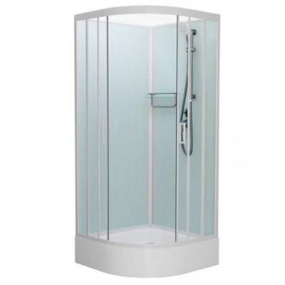 Душевая кабина Frank F409/1 M White Б/К 90x90