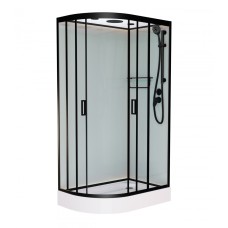 Душевая кабина Frank F412R Black 120x80