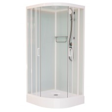 Душевая кабина Frank F400 White 100x100