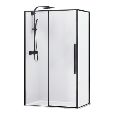 Душевой уголок без поддона BandHours Gemini/Vega-Glass 910 100x90