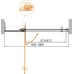 Душевая дверь в нишу Cezares Slider B 1 90/100 C Cr
