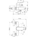 Смеситель Ideal Standard Ceraflex B1740AA для ванны с душем