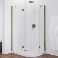 Душевой уголок Vegas Glass AFS-F 120*90 05 01 L профиль бронза, стекло прозрачное 