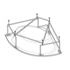 Каркас для ванны Eurolux Римини 150х150