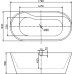 Акриловая ванна BelBagno BB14