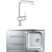 Комплект  Мойка кухонная Grohe K400 31566SD0 + Смеситель Grohe Minta 32168000 для кухонной мойки
