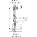 Система инсталляции для унитазов Geberit Duofix Omega 111.060.00.1