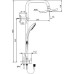 Душевая стойка Ideal Standard IdealRain eco A6281AA