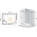 Душевой уголок Cezares ANIMA-W-RH-2-120/90-P-Cr-R