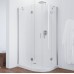 Душевой уголок Vegas Glass AFS-F 100*80 08 01 L профиль глянцевый хром, стекло прозрачное