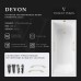 Чугунная ванна Vinsent Veron Devon 175x70x45 с квадратными ручками матовое золото