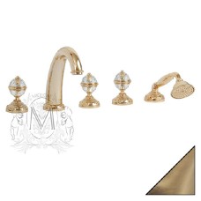 Смеситель Migliore Cristalia Swarovski ML.CRS-3780 Br на борт ванны 