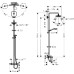 Душевая стойка Hansgrohe Croma Select S 180 2 jet 27351400