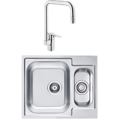 Комплект  Мойка кухонная Alveus Line 50 + Смеситель VitrA Single sink mixer A42388EXP для кухонной мойки