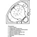 Акриловая ванна Акватек Сириус SIR164-0000002 164x164