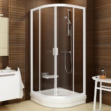 Душевой уголок Ravak BLCP4-80 Transparent, белый профиль 