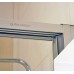 Шторка на ванну GuteWetter Practic Part GV-403A правая 186-190 см стекло бесцветное, профиль матовый хром