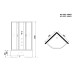 Душевая кабина Niagara NG-2507-14BKG 80x80