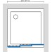Душевая дверь в нишу GuteWetter Practic Door GK-403 123-127 см стекло бесцветное, профиль матовый хром