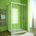 Душевой уголок GuteWetter Practic Rectan GK-403 правая 105x70 см стекло бесцветное, профиль матовый хром