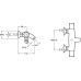 Смеситель Jacob Delafon Elevation E18874-CP для ванны с душем