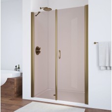 Душевая дверь в нишу Vegas Glass EP-F-2 120 05 05 R профиль бронза, стекло бронза 