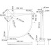 Поддон для душа Wasserkraft Alme 15T01 90x90 см