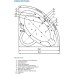 Акриловая ванна Акватек Поларис-1 POL1-0000030 140x140