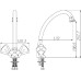 Смеситель Paulmark Dresden Dr221003 для кухонной мойки