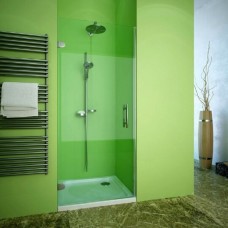 Душевая дверь в нишу GuteWetter Lux Door GK-001 левая 85 см стекло бесцветное, фурнитура хром 
