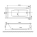Акриловая ванна Excellent Wave Slim 160x80