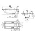 Стальная ванна Kaldewei Saniform Plus 371-1 с покрытием Easy-Clean 170x75