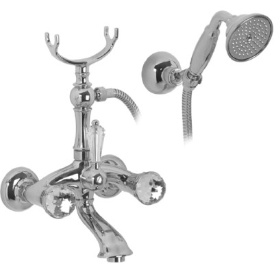 Смеситель Migliore Korona Swarovski ML.KRN-4703 Cr для ванны с душем