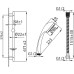 Душевой гарнитур Milardo 1001F67M16