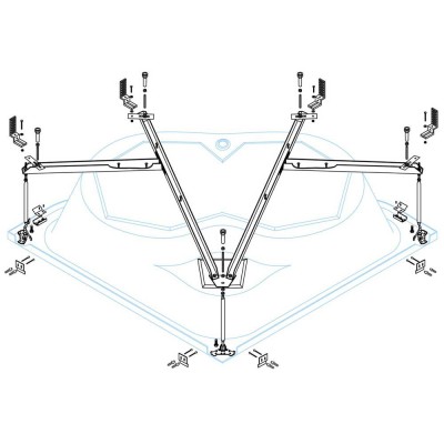 Каркас для ванны Cezares CETINA 130x130