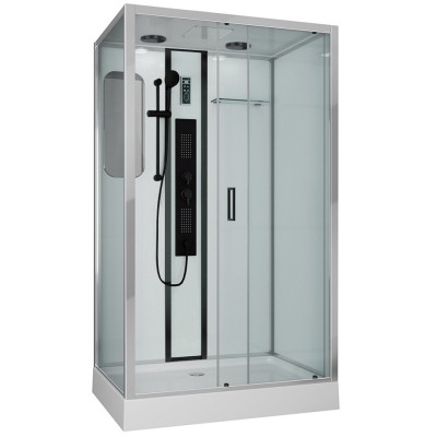 Душевая кабина Niagara NG-6012-01GQR BLACK 120x80