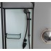 Душевая кабина Frank F418R Black Б/К 100x80