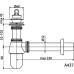 Сифон для раковины AlcaPlast A437