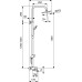 Душевая стойка Vidima Balance BA270AA