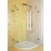 Душевой уголок GuteWetter Lux Meliori GK-001 левый 100x100 см стекло бесцветное, фурнитура хром