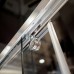Шторка на ванну GuteWetter Slide Pearl GV-862 левая 90 см стекло бесцветное, профиль хром