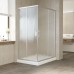 Душевой уголок Vegas Glass ZA-F 110*90 07 02 профиль матовый хром, стекло шиншилла