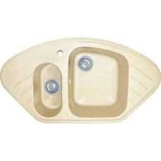 Мойка кухонная GranFest Corner GF-C960E бежевый 