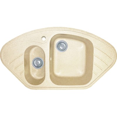 Мойка кухонная GranFest Corner GF-C960E бежевый