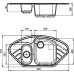 Мойка кухонная GranFest Corner GF-C960E бежевый