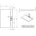 Поддон для душа Radaway Giaros D90x100