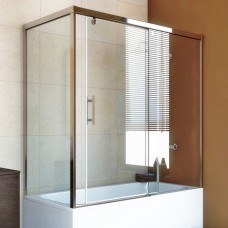 Шторка на ванну GuteWetter Slide Part GV-863A правая 170x90 см стекло бесцветное, профиль хром 