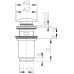 Донный клапан для раковины Zorg AZR 1 BR