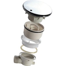 Сифон для поддона RGW Velplex QYD-01-chrome хром 90 мм 