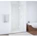 Душевая дверь в нишу Vegas Glass AFP 110 01 01 R вход 63 см, профиль белый, стекло прозрачное